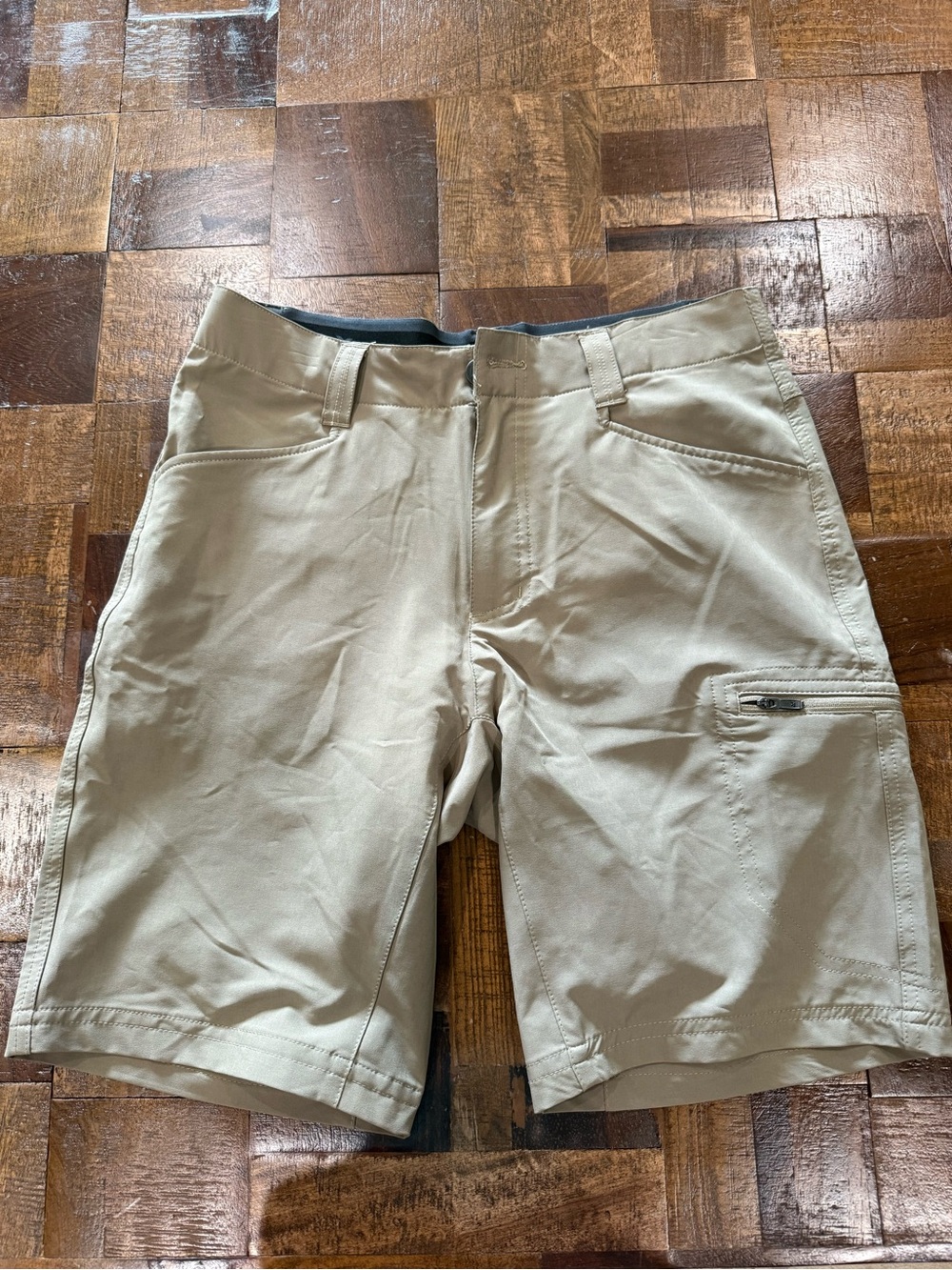 ZeroXposur Men's Hybrid Shorts - Khaki